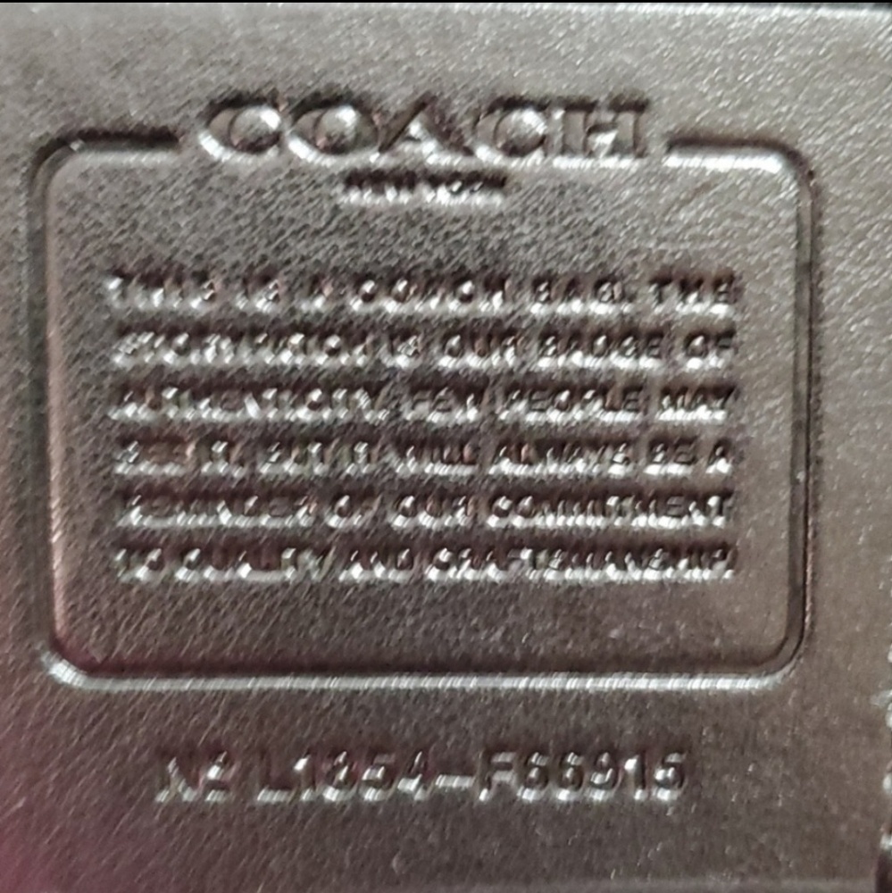 ✅ SOLD  New Authentic Coach Tote - Picture 6 of 8